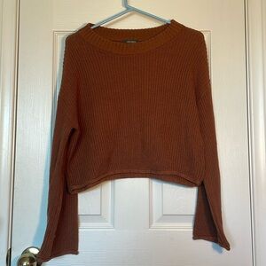 Cute Light Brown Knit Sweater, Never Worn